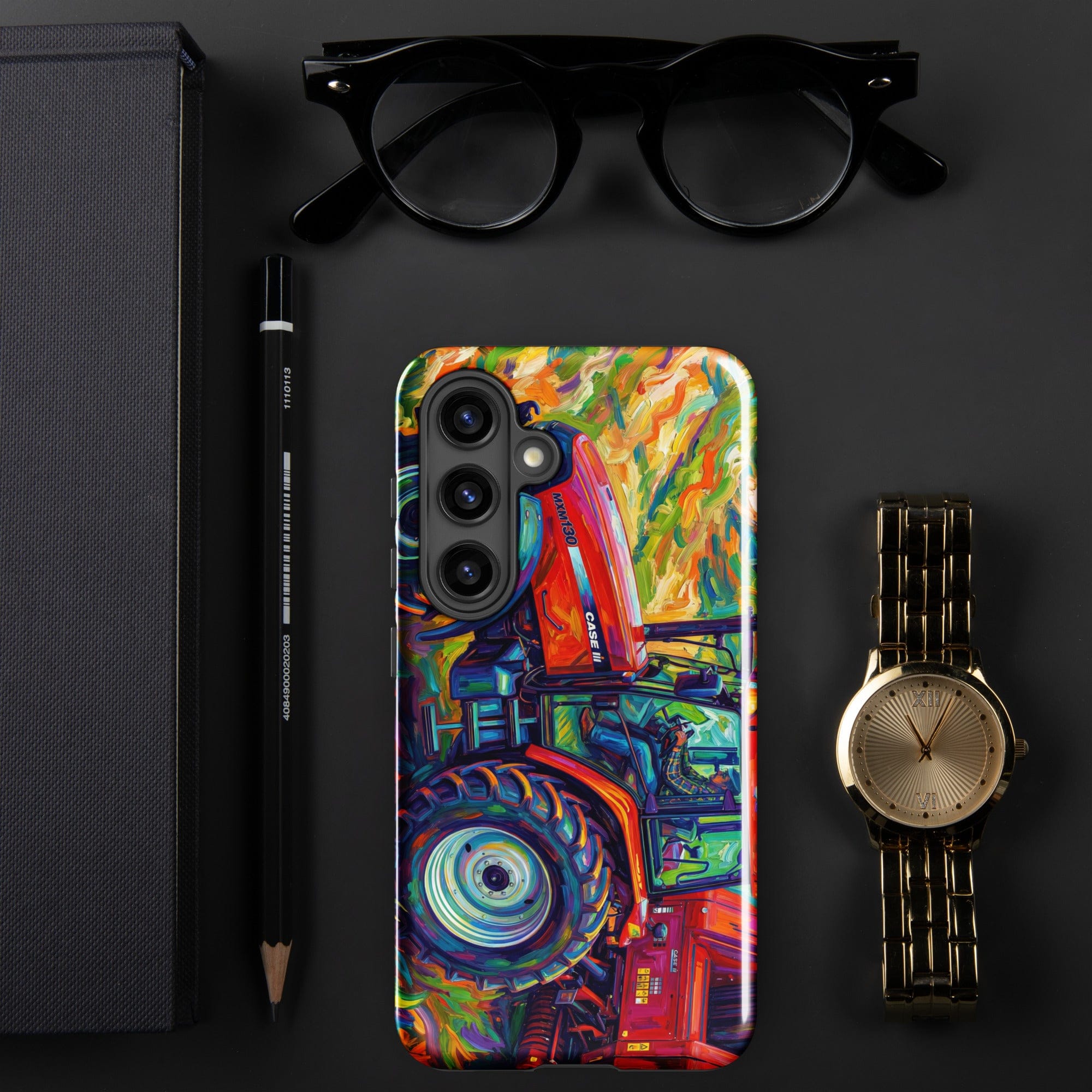 The Tractor Mugs Store Samsung Galaxy S24 CASE MX 130 | Splash Art Tough case for Samsung® Quality Farmers Merch