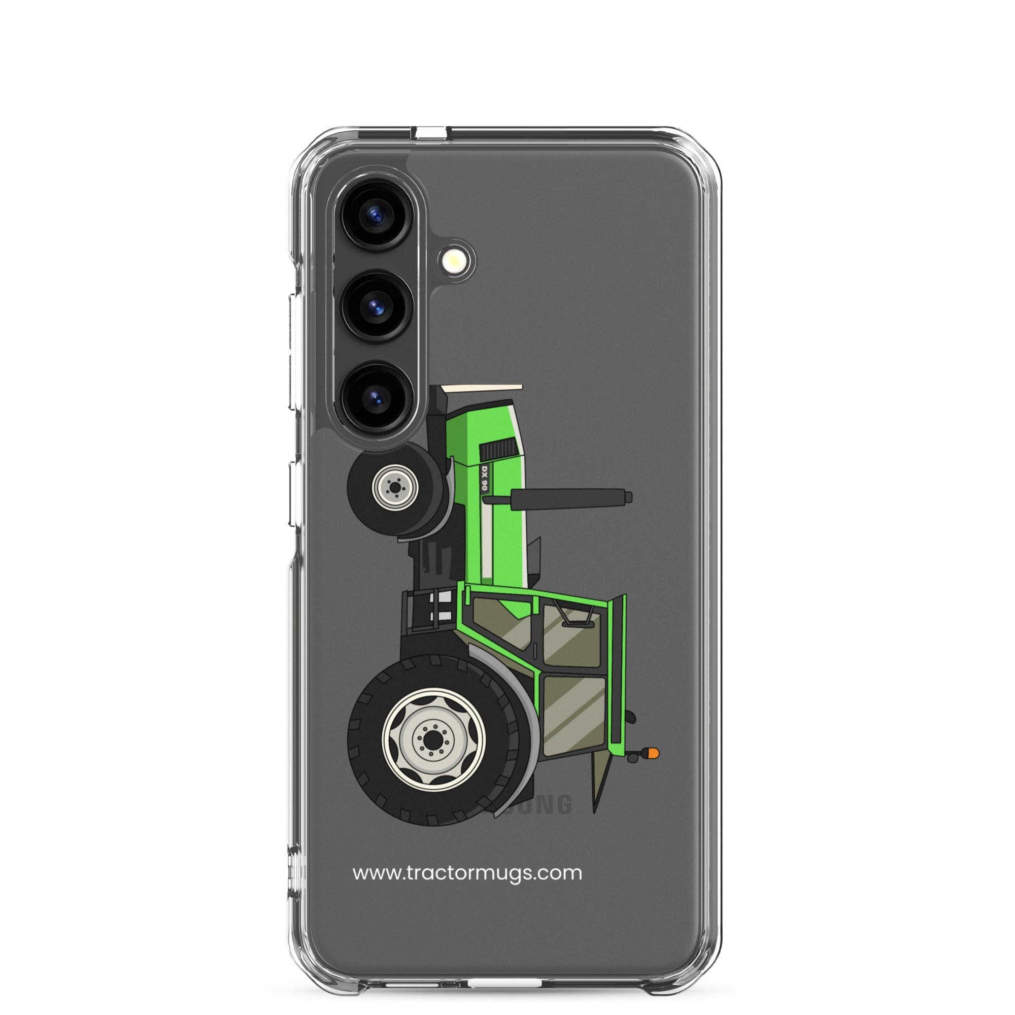 The Tractor Mugs Store Samsung Galaxy S24 Deutz DX 90 | Clear Case for Samsung® Quality Farmers Merch