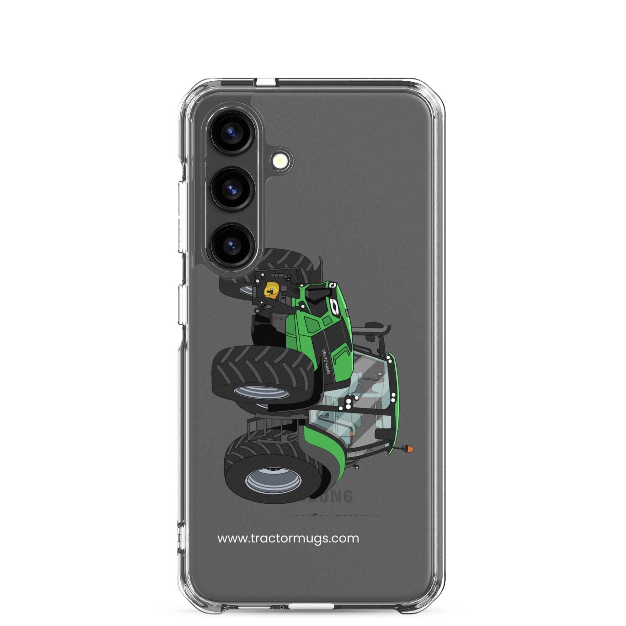 The Tractor Mugs Store Samsung Galaxy S24 Deutz - Fahr Agrotron 7250 Ttv | Clear Case for Samsung® Quality Farmers Merch