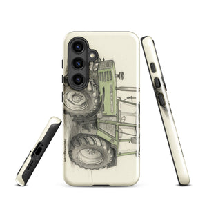 The Tractor Mugs Store Samsung Galaxy S24 Fendt 308 LSA 4WD Pencil Sketch | Tough case for Samsung® Quality Farmers Merch