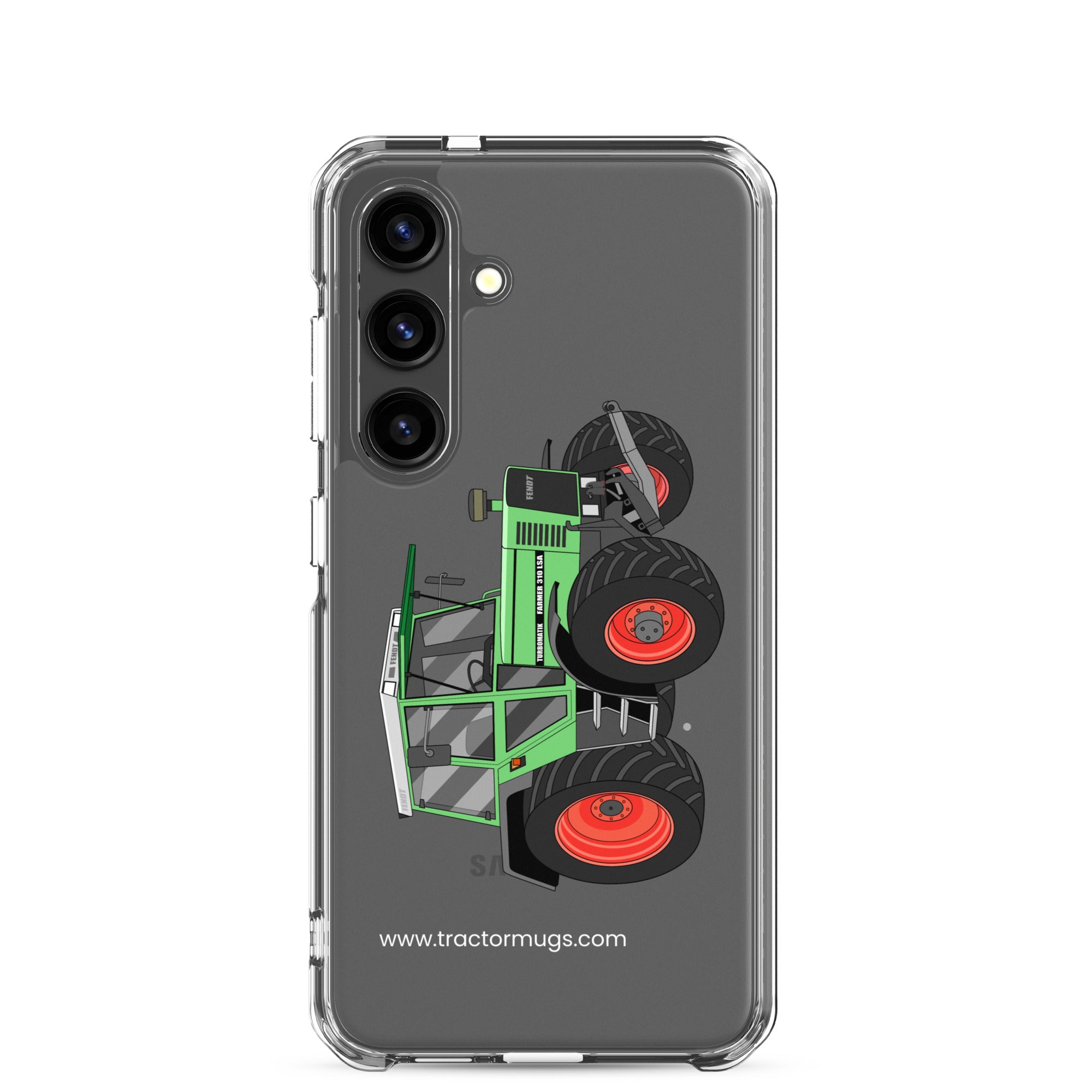 The Tractor Mugs Store Samsung Galaxy S24 Fendt 310 LSA  |  Clear Case for Samsung® Quality Farmers Merch