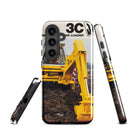 The Tractor Mugs Store Samsung Galaxy S24 JCB 3C II Advert | Tough case for Samsung® Quality Farmers Merch
