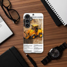 The Tractor Mugs Store Samsung Galaxy S24 JCB 415 Loader Advert | Tough case for Samsung® Quality Farmers Merch