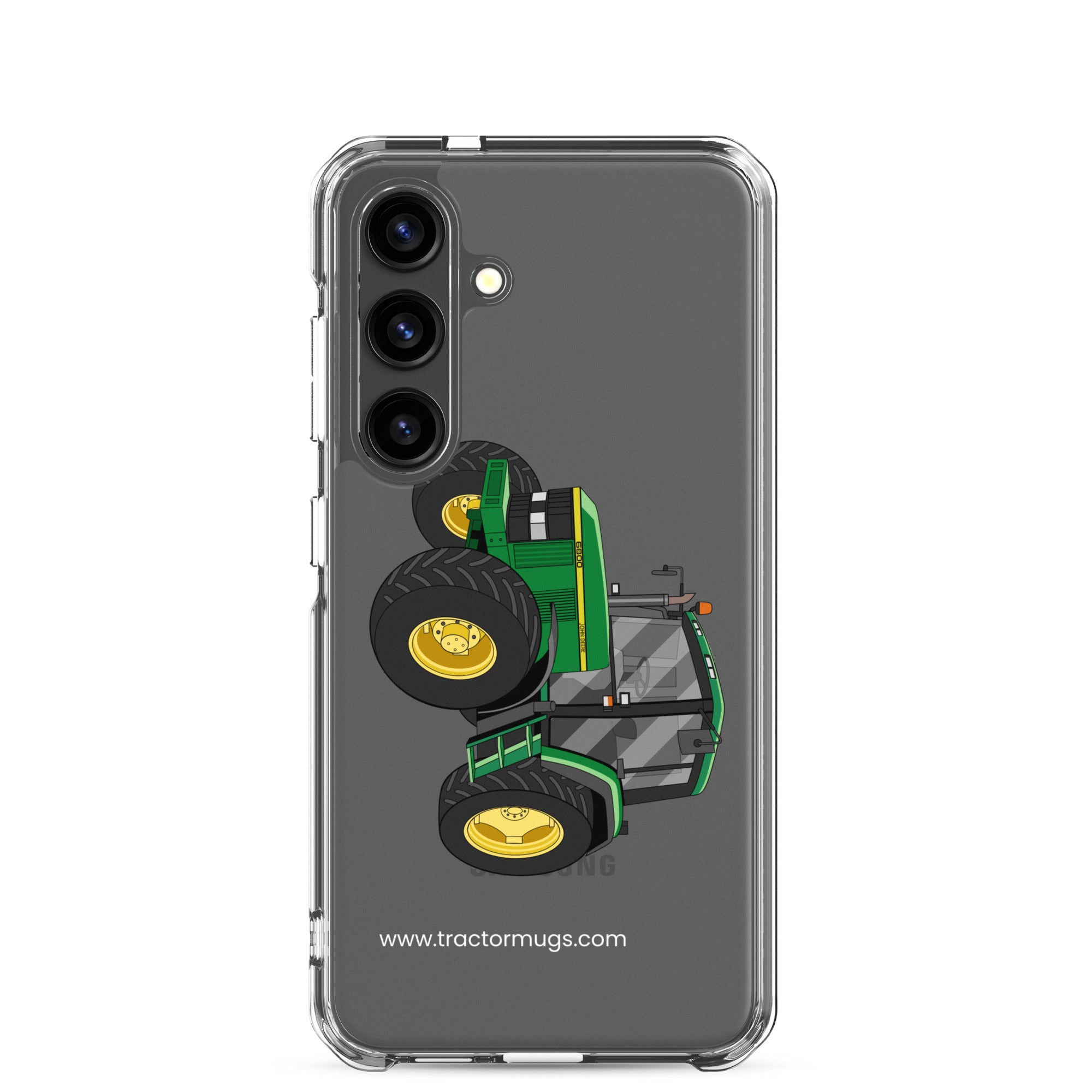 The Tractor Mugs Store Samsung Galaxy S24 John Deere 6800 |  Clear Case for Samsung® Quality Farmers Merch