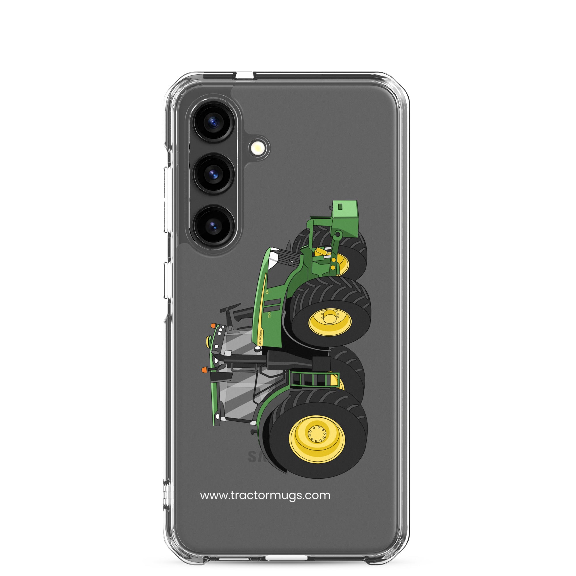 The Tractor Mugs Store Samsung Galaxy S24 John Deere 6R | Clear Case for Samsung® Quality Farmers Merch