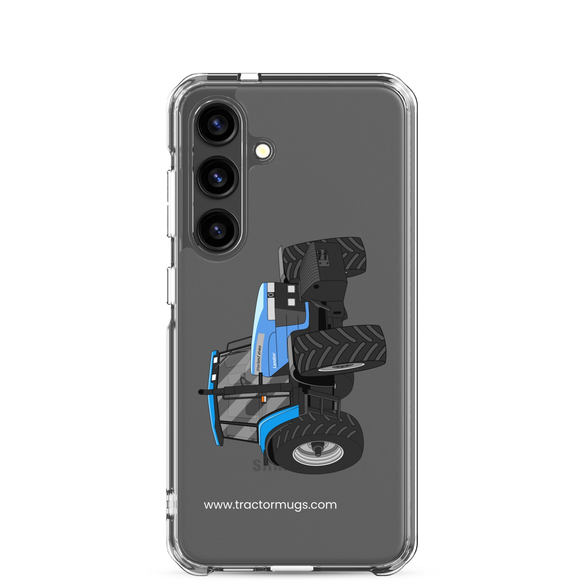 The Tractor Mugs Store Samsung Galaxy S24 Landini Starland 240 | Clear Case for Samsung® Quality Farmers Merch