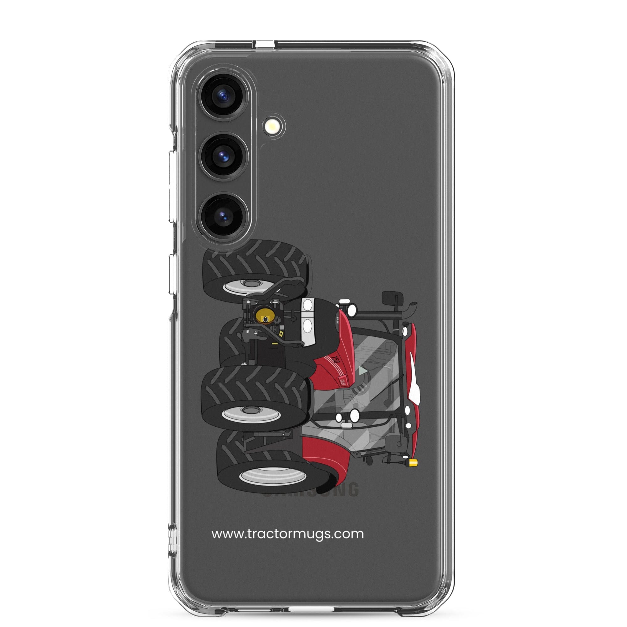 The Tractor Mugs Store Samsung Galaxy S24 Plus Case IH Maxxum 150 Activedrive 8 | Clear Case for Samsung® Quality Farmers Merch