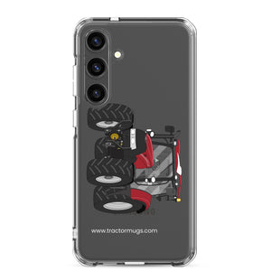The Tractor Mugs Store Samsung Galaxy S24 Plus Case IH Maxxum 150 Activedrive 8 | Clear Case for Samsung® Quality Farmers Merch