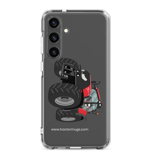 The Tractor Mugs Store Samsung Galaxy S24 Plus Case IH Optum 300 CVX | Clear Case for Samsung® Quality Farmers Merch