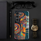 The Tractor Mugs Store Samsung Galaxy S24 Plus Deutz Fahr DX 140 | Splash Art Tough case for Samsung® Quality Farmers Merch