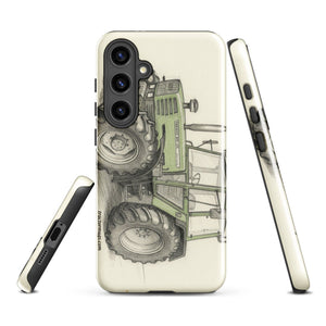 The Tractor Mugs Store Samsung Galaxy S24 Plus Fendt 308 LSA 4WD Pencil Sketch | Tough case for Samsung® Quality Farmers Merch