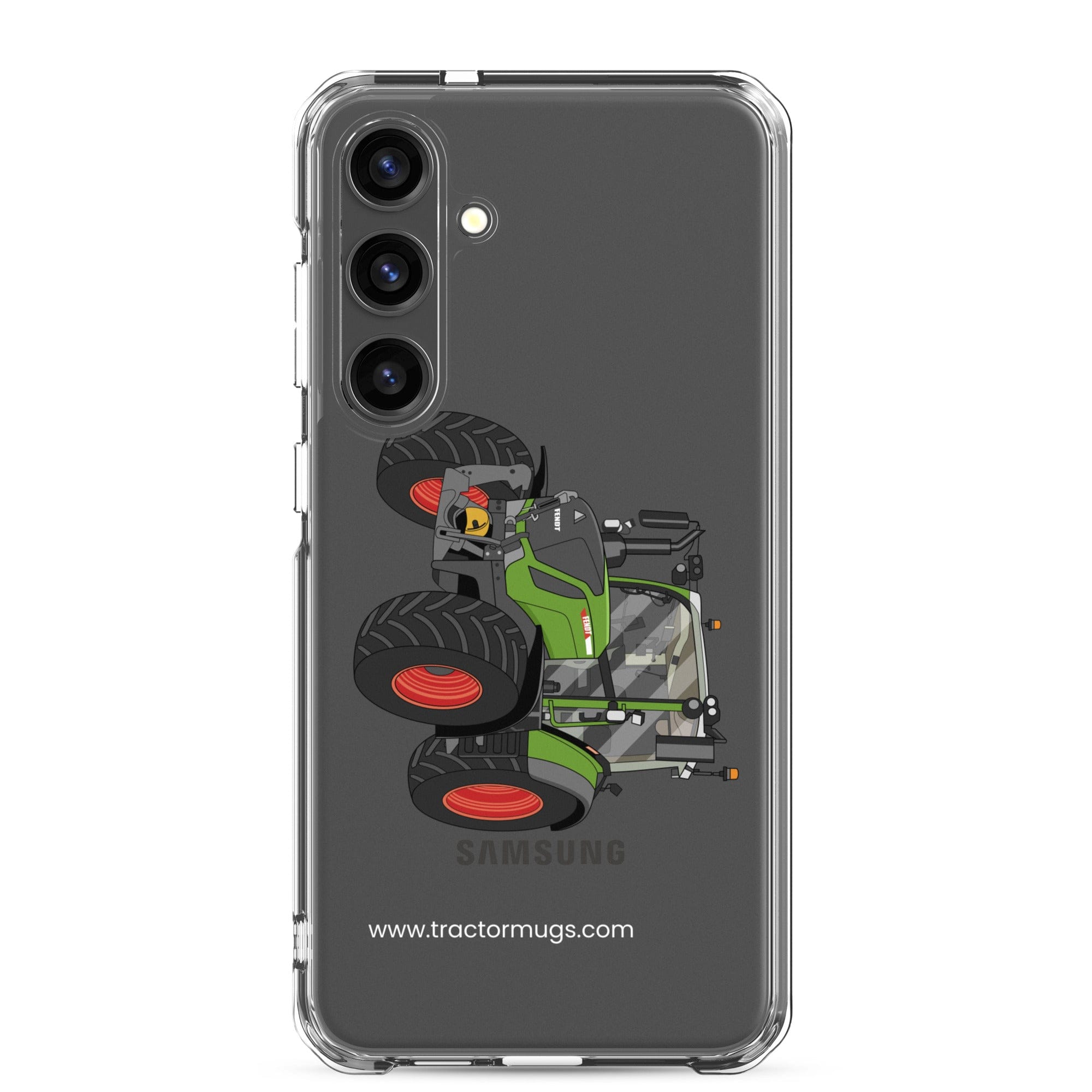 The Tractor Mugs Store Samsung Galaxy S24 Plus Fendt Vario 313 | Clear Case for Samsung® Quality Farmers Merch