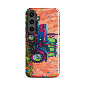The Tractor Mugs Store Samsung Galaxy S24 Plus Ford 6640 Splash Art | Tough case for Samsung® Quality Farmers Merch