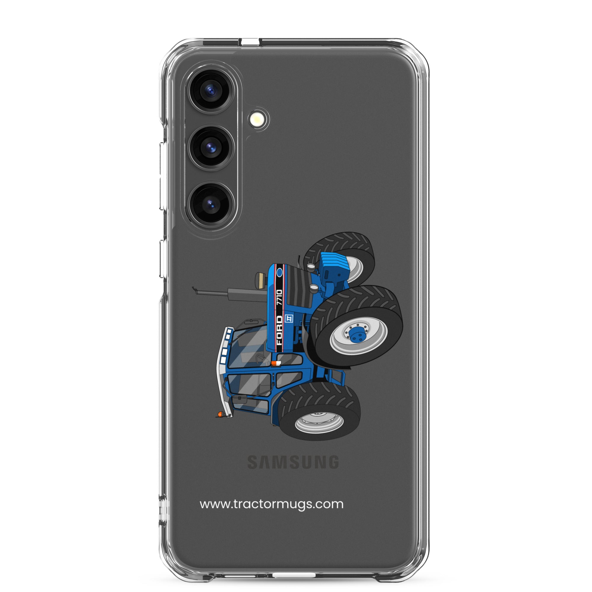 The Tractor Mugs Store Samsung Galaxy S24 Plus Ford 7710 | Clear Case for Samsung® Quality Farmers Merch