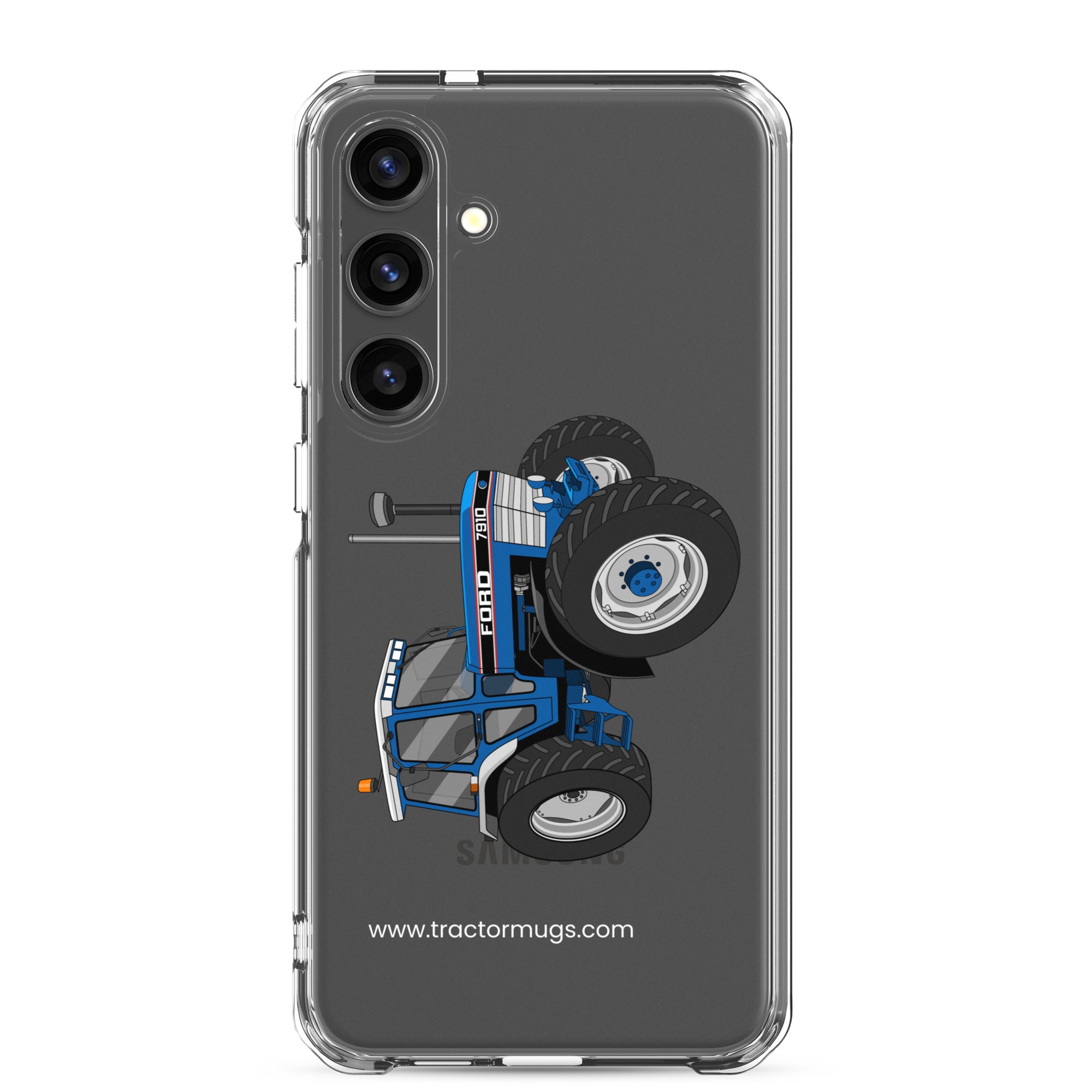 The Tractor Mugs Store Samsung Galaxy S24 Plus Ford 7910 | Clear Case for Samsung® Quality Farmers Merch