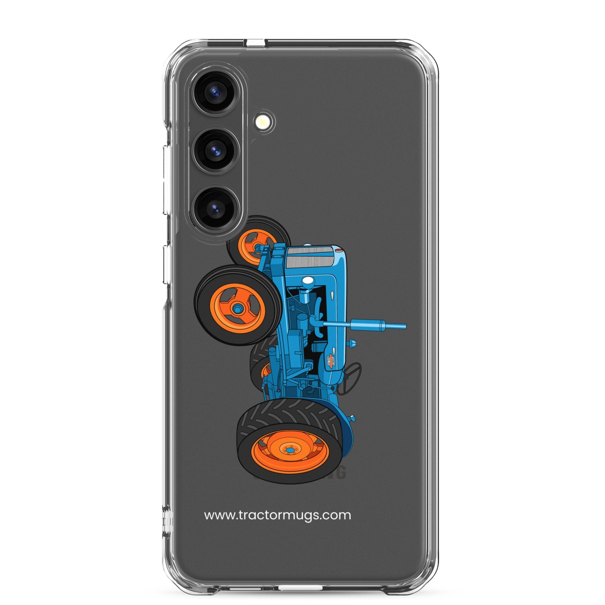 The Tractor Mugs Store Samsung Galaxy S24 Plus Fordson Power Major (1958) | Clear Case for Samsung® Quality Farmers Merch