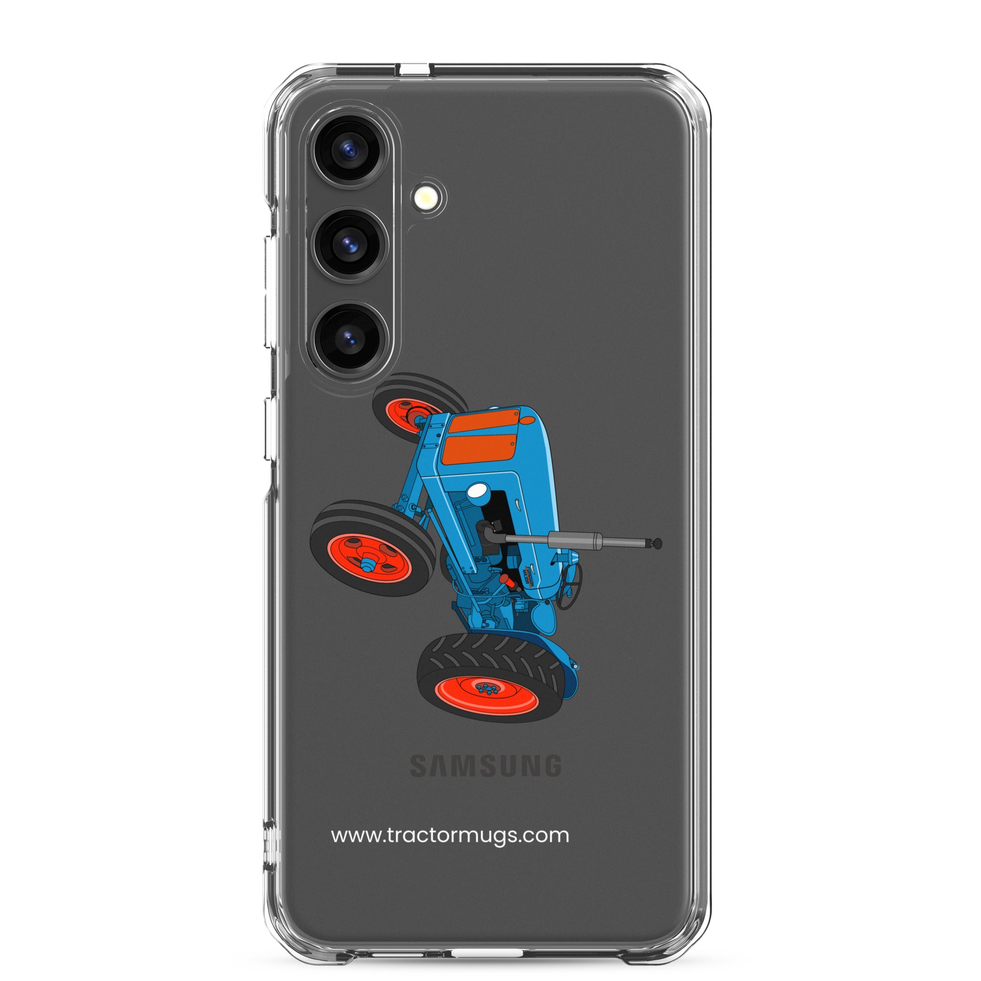 The Tractor Mugs Store Samsung Galaxy S24 Plus Fordson Super Dexta | Clear Case for Samsung® Quality Farmers Merch