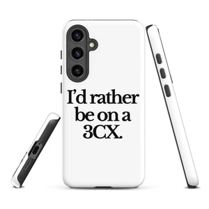 The Tractor Mugs Store Samsung Galaxy S24 Plus I'D RATHER BE ON A 3CX | Tough case for Samsung® Quality Farmers Merch