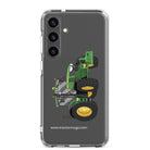 The Tractor Mugs Store Samsung Galaxy S24 Plus John Deere 6210 R | Clear Case for Samsung® Quality Farmers Merch