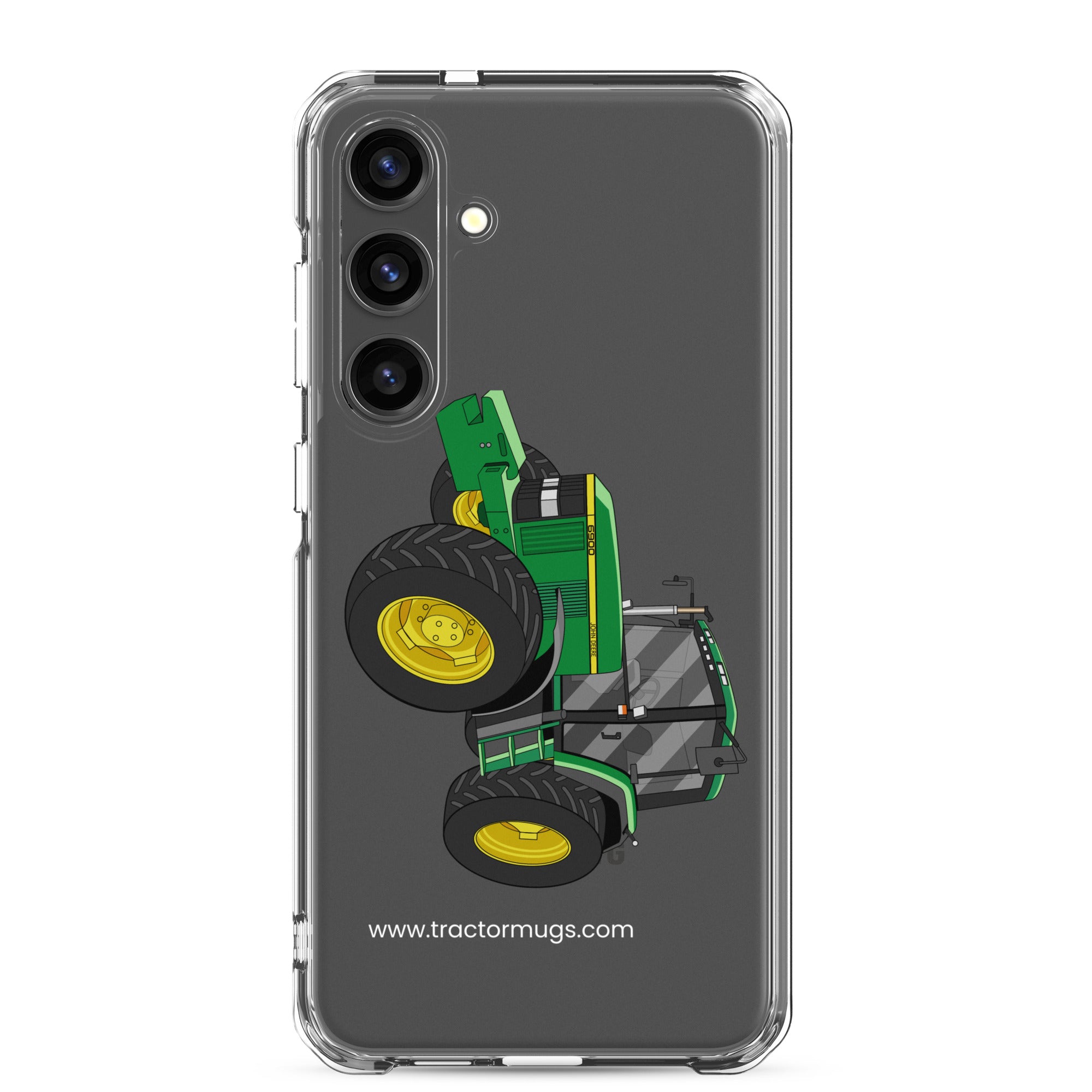 The Tractor Mugs Store Samsung Galaxy S24 Plus John Deere 6900  | Clear Case for Samsung® Quality Farmers Merch