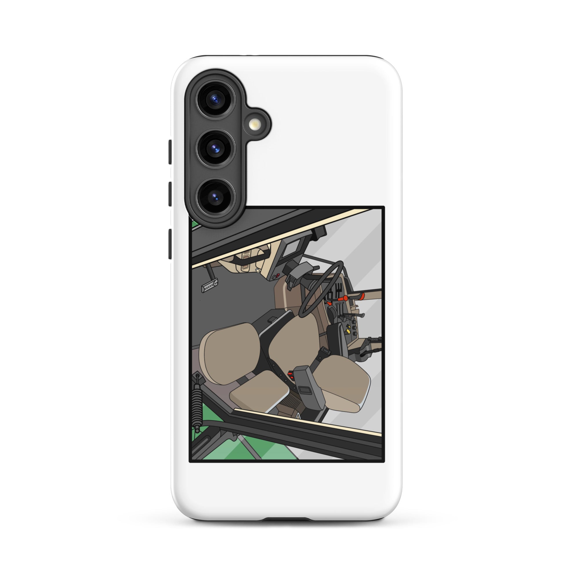 The Tractor Mugs Store Samsung Galaxy S24 Plus John Deere 7810 Cabin | Tough case for Samsung® Quality Farmers Merch