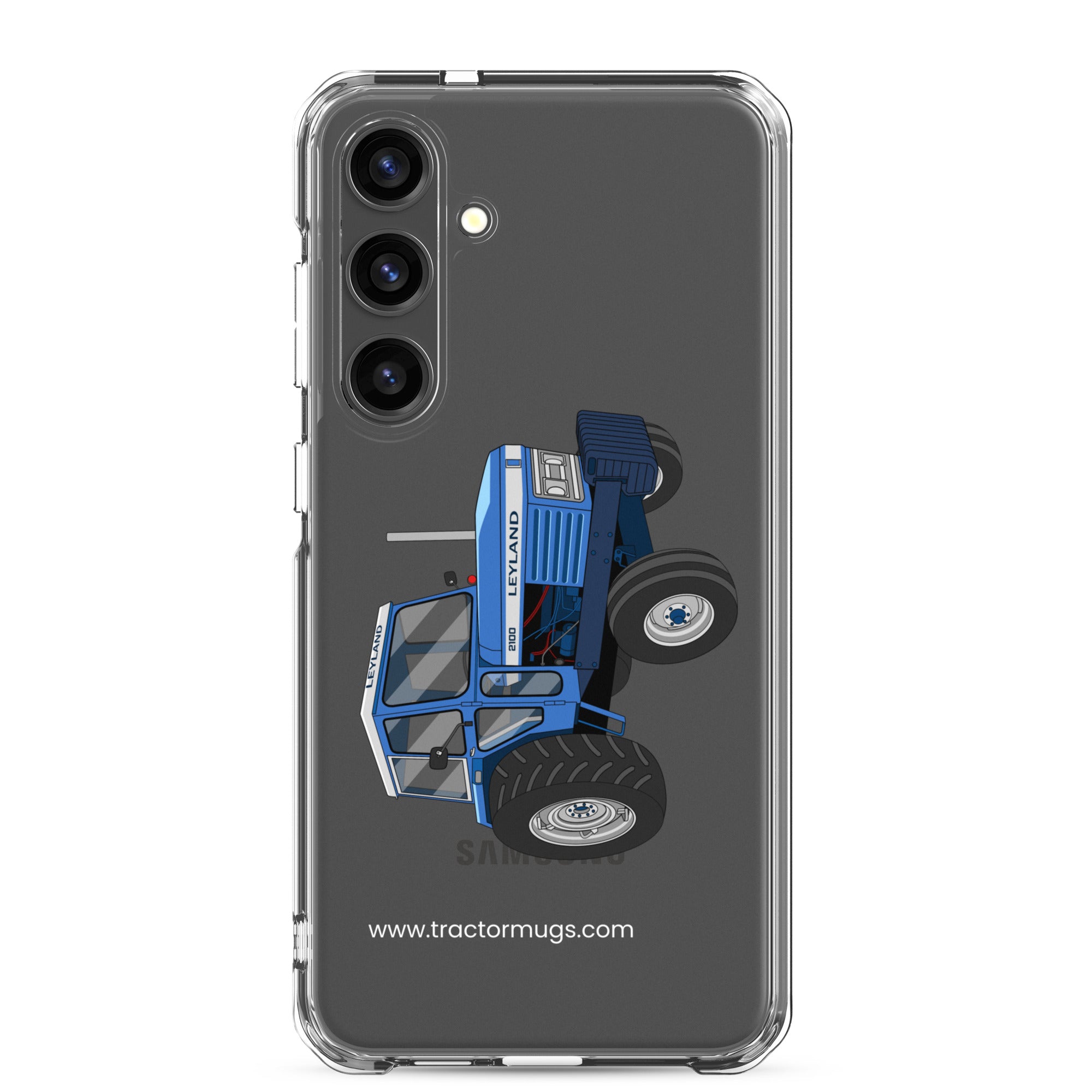 The Tractor Mugs Store Samsung Galaxy S24 Plus Leyland 2100 | Clear Case for Samsung® Quality Farmers Merch