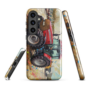 The Tractor Mugs Store Samsung Galaxy S24 Plus McCormick MTX 150 Signature Edition Splash Art | Tough case for Samsung® Quality Farmers Merch