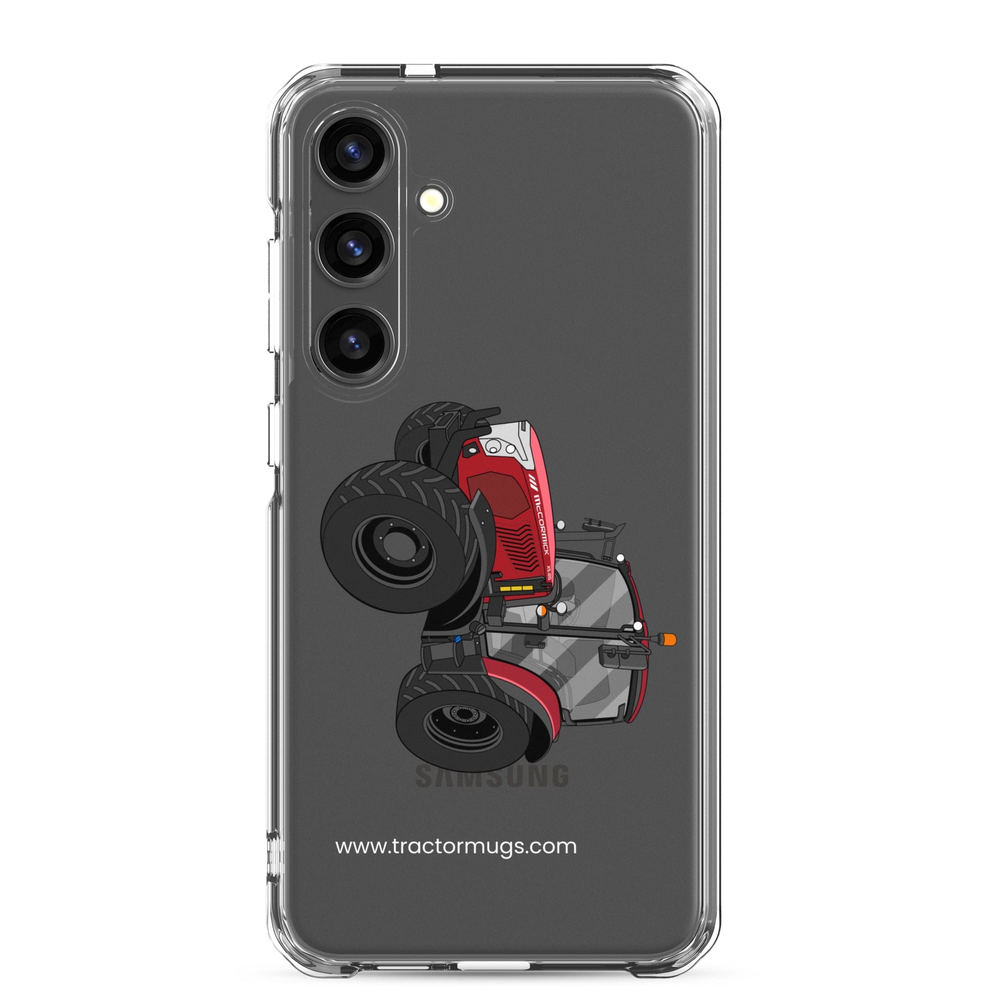 The Tractor Mugs Store Samsung Galaxy S24 Plus McCormick X5 120 | Clear Case for Samsung® Quality Farmers Merch