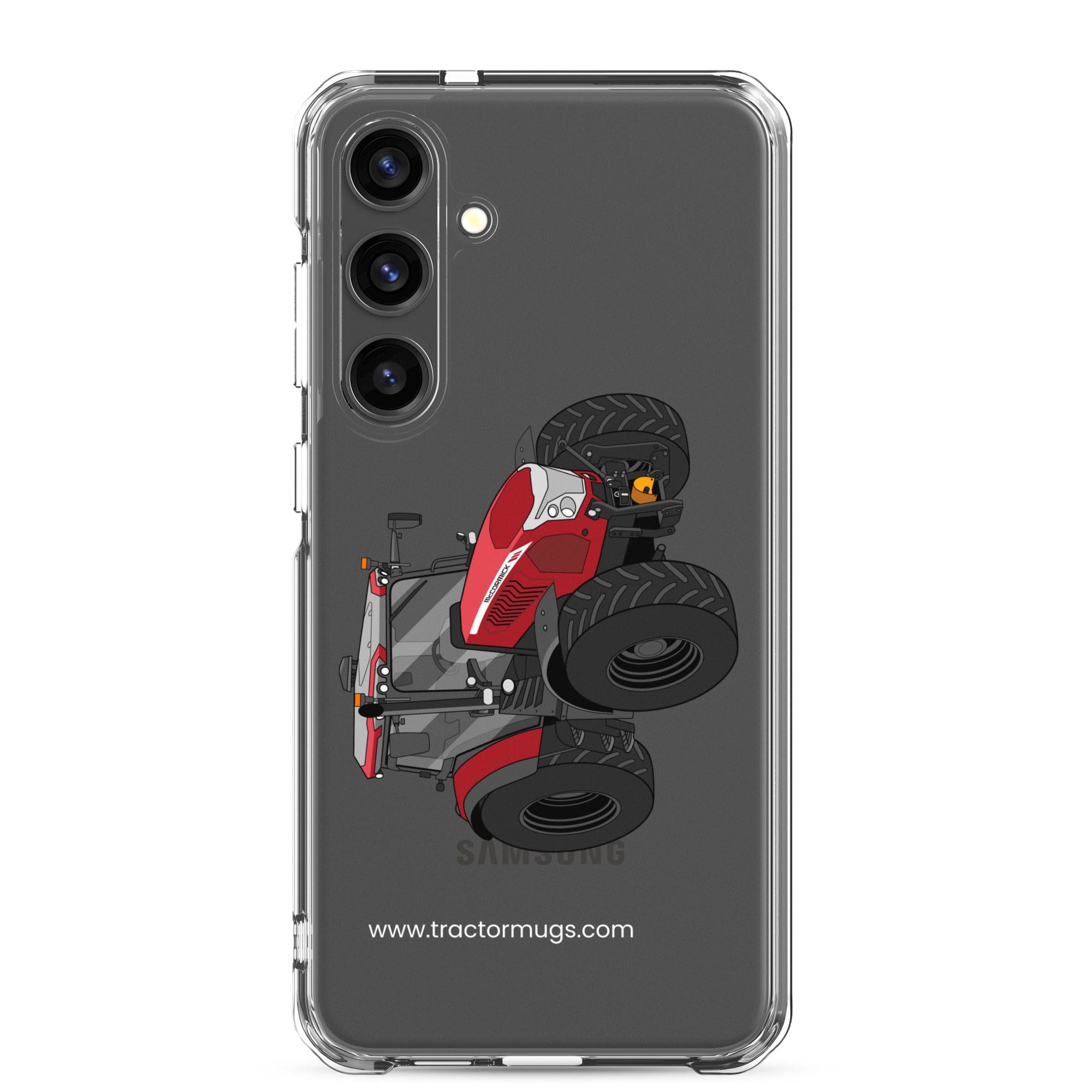 The Tractor Mugs Store Samsung Galaxy S24 Plus McCormick X6 Vt Drive | Clear Case for Samsung® Quality Farmers Merch