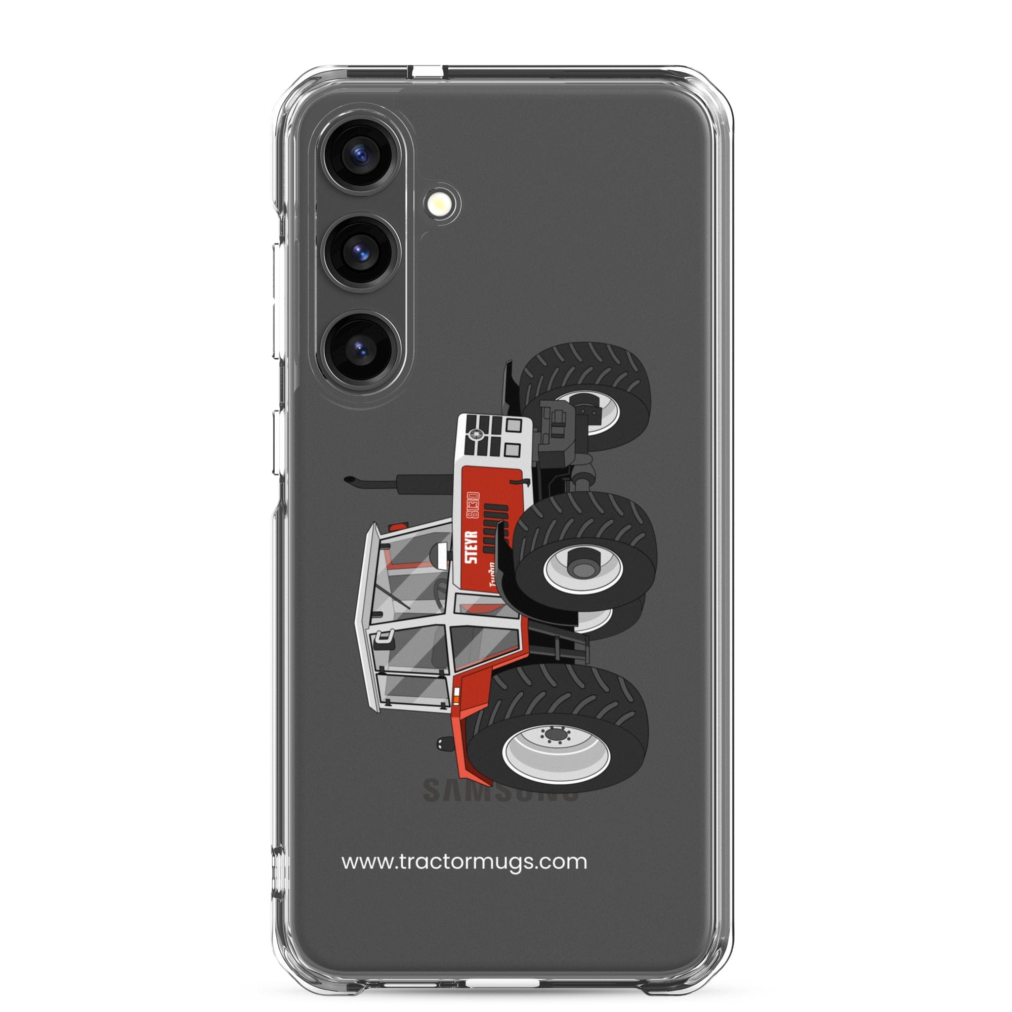 The Tractor Mugs Store Samsung Galaxy S24 Plus Steyr 8130 | Clear Case for Samsung® Quality Farmers Merch