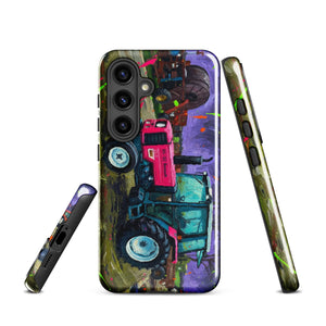 The Tractor Mugs Store Samsung Galaxy S24 Renault 65-32 MX Splash Art | Tough case for Samsung® Quality Farmers Merch