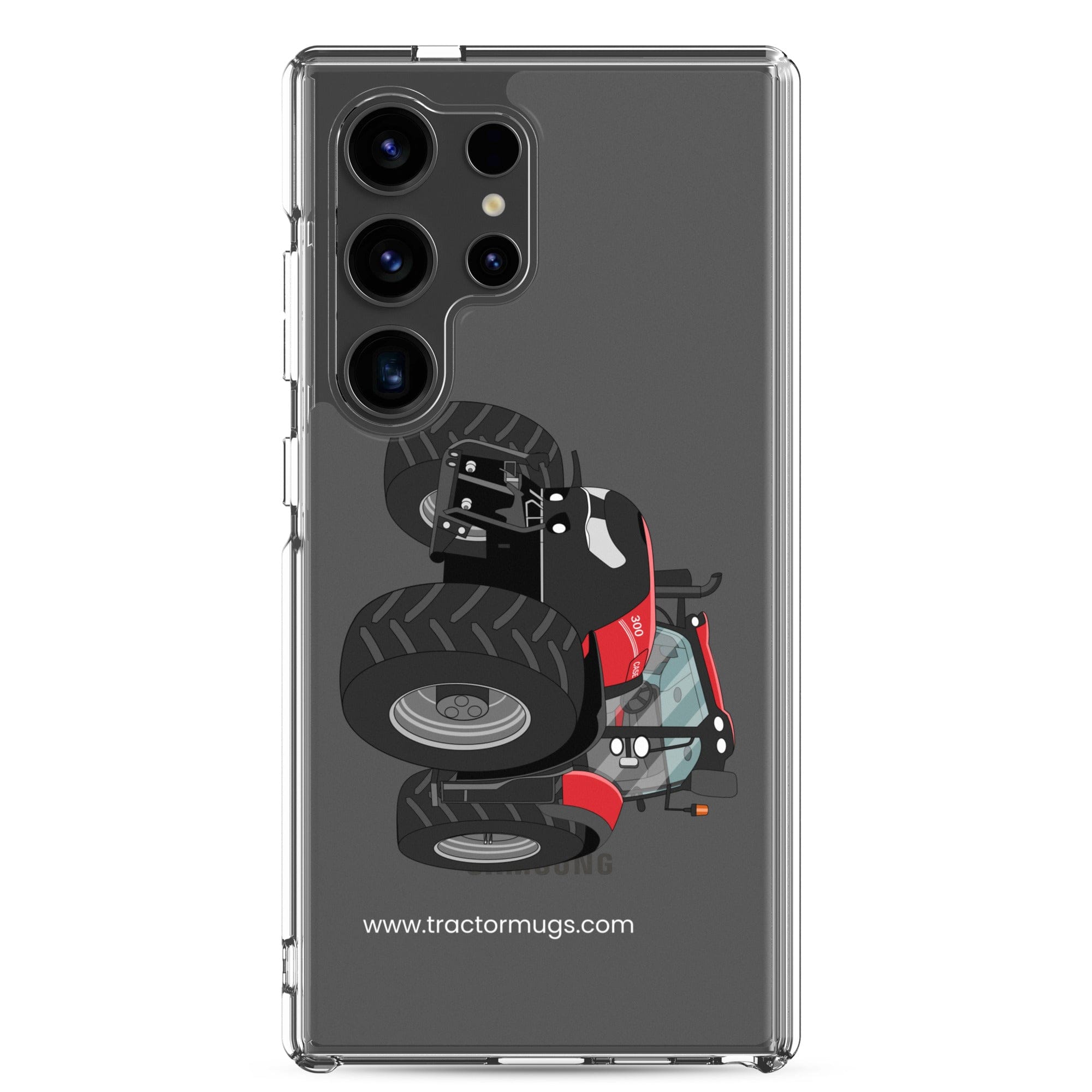 The Tractor Mugs Store Samsung Galaxy S24 Ultra Case IH Optum 300 CVX | Clear Case for Samsung® Quality Farmers Merch