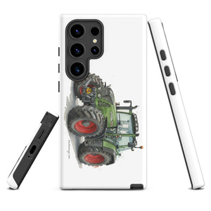 The Tractor Mugs Store Samsung Galaxy S24 Ultra Fendt Favorit 818 Watercolor | Tough case for Samsung® Quality Farmers Merch