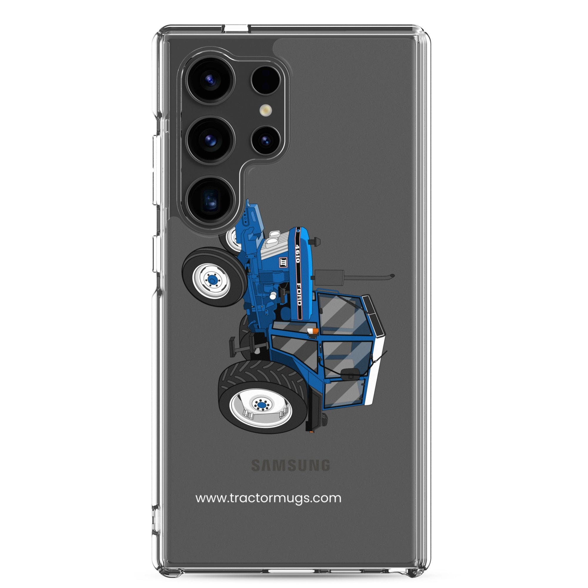 The Tractor Mugs Store Samsung Galaxy S24 Ultra Ford 4610 2WD | Clear Case for Samsung® Quality Farmers Merch