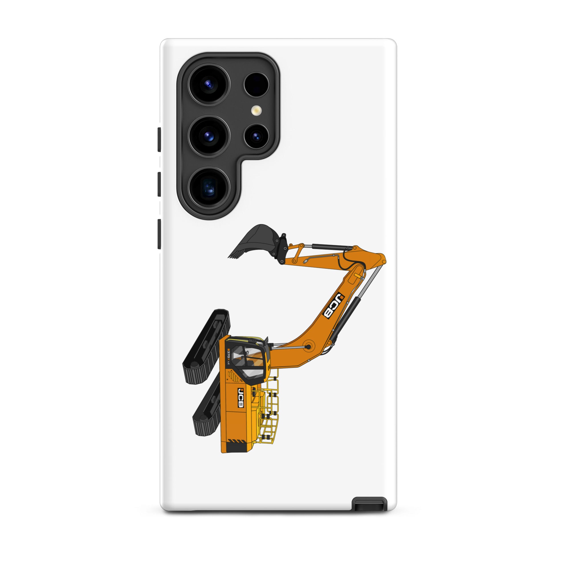 The Tractor Mugs Store Samsung Galaxy S24 Ultra JCB 370 LC | Tough case for Samsung® Quality Farmers Merch