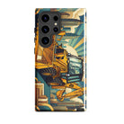 The Tractor Mugs Store Samsung Galaxy S24 Ultra JCB 3CX TURBO | Art Deco Tough case for Samsung® Quality Farmers Merch