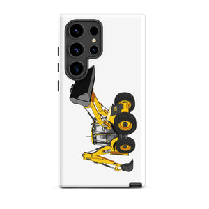 The Tractor Mugs Store Samsung Galaxy S24 Ultra JCB 5CX Backhoe | Tough case for Samsung® Quality Farmers Merch
