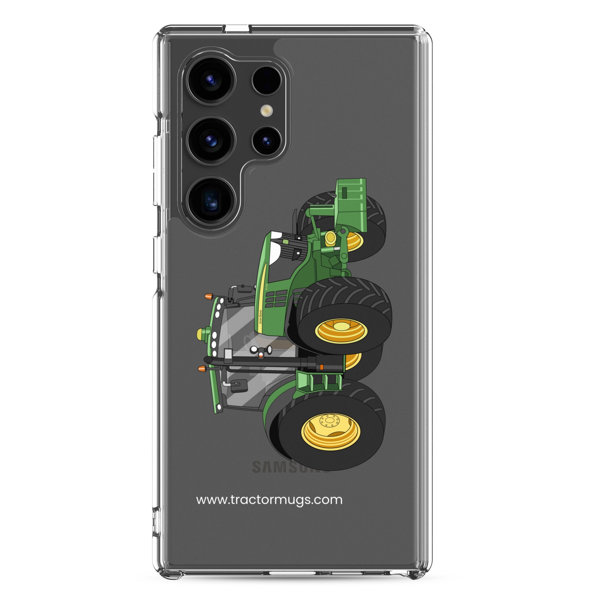 The Tractor Mugs Store Samsung Galaxy S24 Ultra John Deere 6125 R | Clear Case for Samsung® Quality Farmers Merch