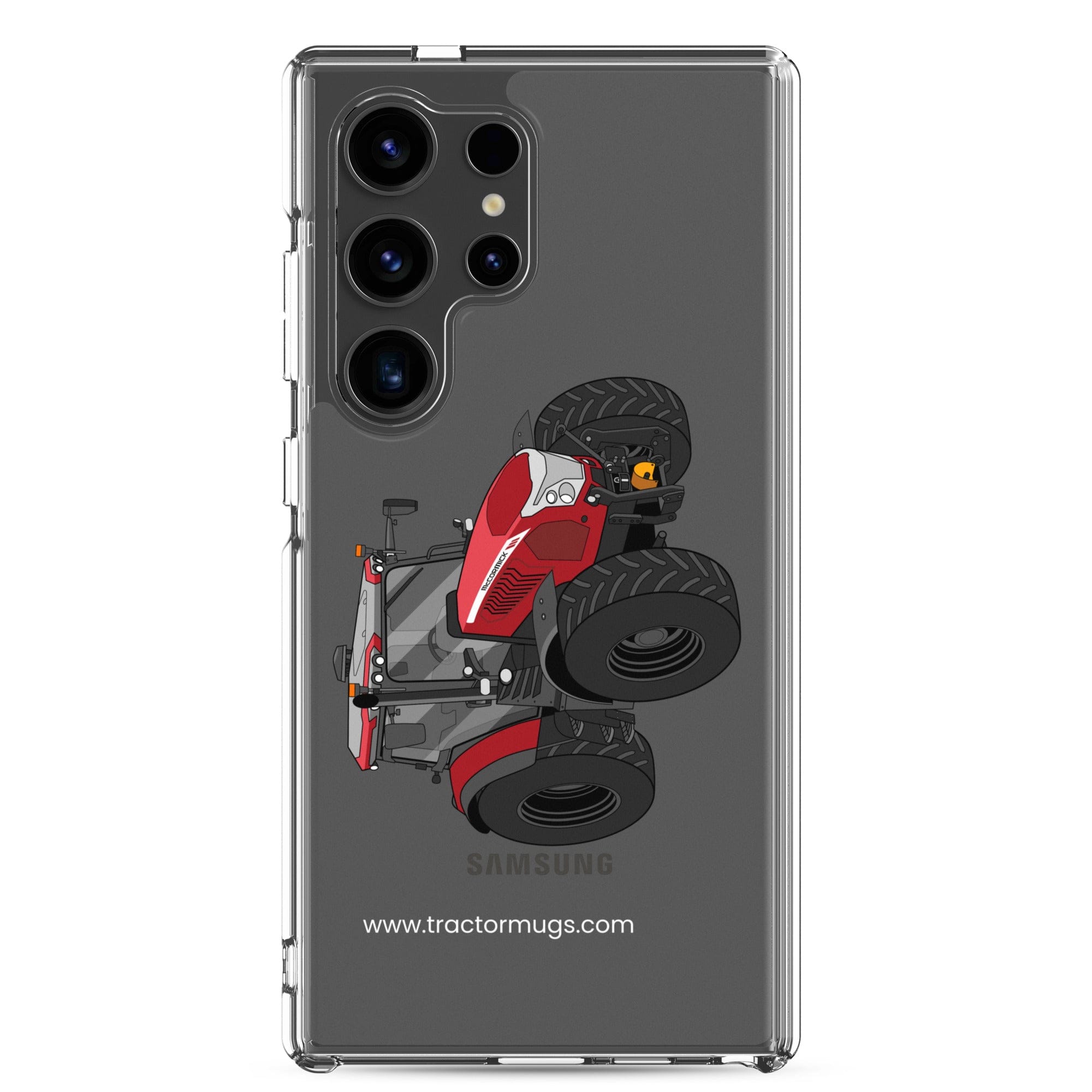 The Tractor Mugs Store Samsung Galaxy S24 Ultra McCormick X6 Vt Drive | Clear Case for Samsung® Quality Farmers Merch