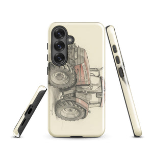 The Tractor Mugs Store Samsung Galaxy S25 McCormick MTX 150 Signature Edition Pencil Sketch | Tough case for Samsung® Quality Farmers Merch