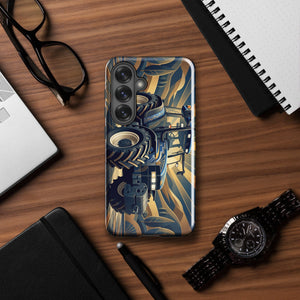 The Tractor Mugs Store Samsung Galaxy S25 New Holland TM 155  | Art Deco Tough case for Samsung® Quality Farmers Merch