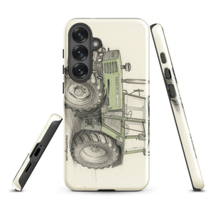 The Tractor Mugs Store Samsung Galaxy S25 Plus Fendt 308 LSA 4WD Pencil Sketch | Tough case for Samsung® Quality Farmers Merch