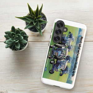 The Tractor Mugs Store Samsung Galaxy S25 Plus Ford '000 Series Advert | Tough case for Samsung® Quality Farmers Merch