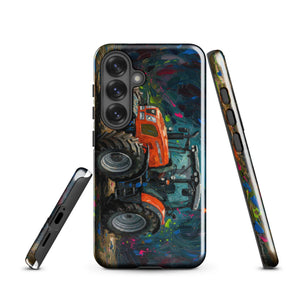 The Tractor Mugs Store Samsung Galaxy S25 SAME Explorer 105 (Stage V) Splash Art | Tough case for Samsung® Quality Farmers Merch