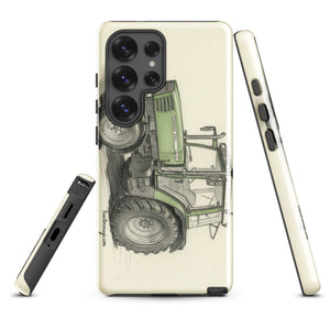 The Tractor Mugs Store Samsung Galaxy S25 Ultra Fendt Farmer 308 C Pencil Sketch | Tough case for Samsung® Quality Farmers Merch
