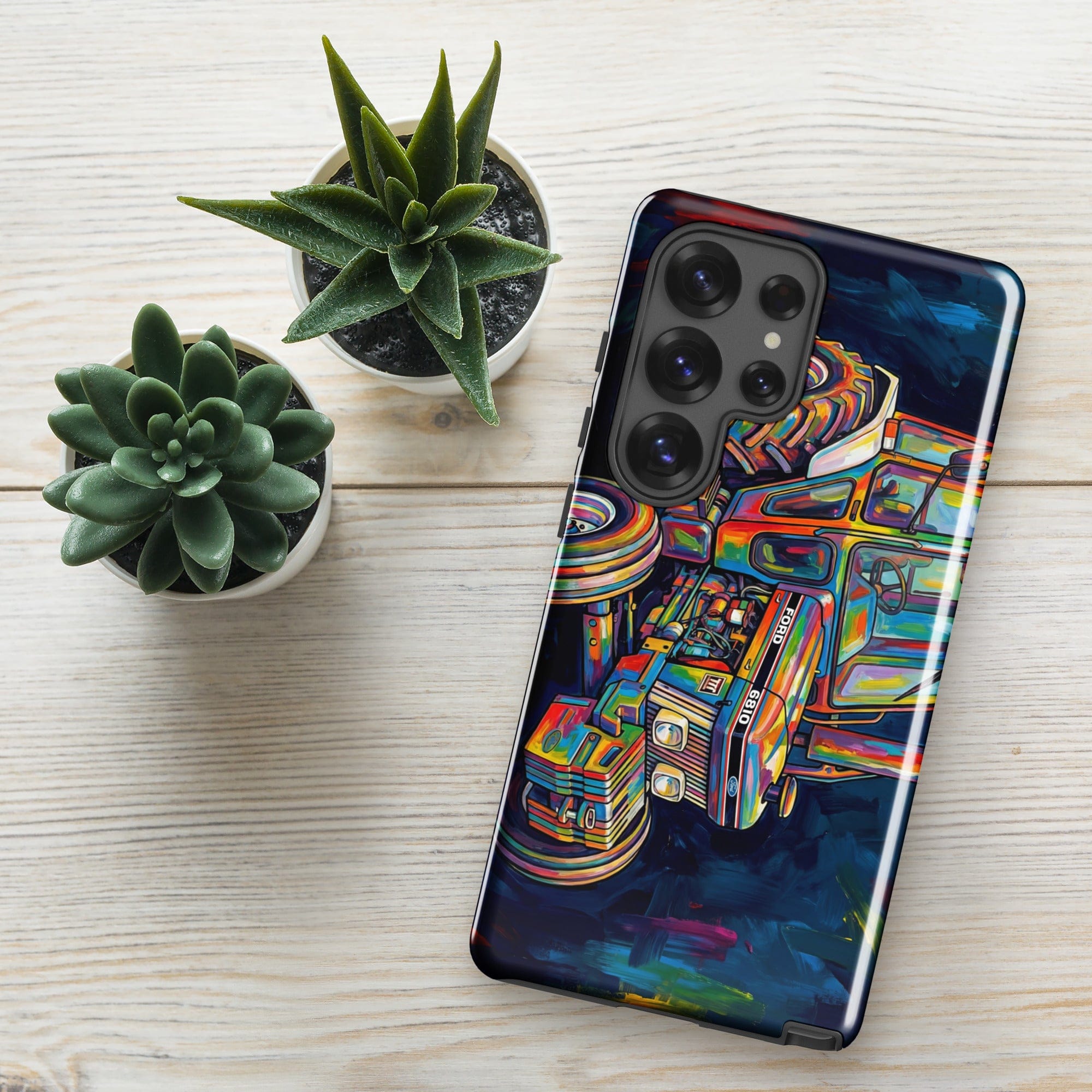 The Tractor Mugs Store Samsung Galaxy S25 Ultra Ford 6810 2WD | Splash Art Tough case for Samsung® Quality Farmers Merch