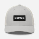 The Tractor Mugs Store Silver Oasis Style Retro Cows | Trucker Cap Quality Farmers Merch