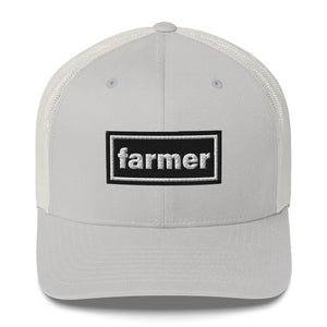 The Tractor Mugs Store Silver Oasis Style Retro Farmer Trucker Cap Quality Farmers Merch