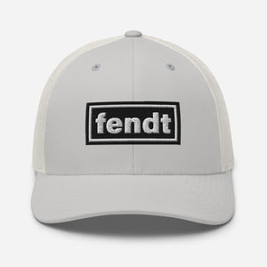 The Tractor Mugs Store Silver Oasis Style Retro Fendt | Trucker Cap Quality Farmers Merch