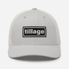 The Tractor Mugs Store Silver Oasis Style Retro Tillage | Trucker Cap Quality Farmers Merch